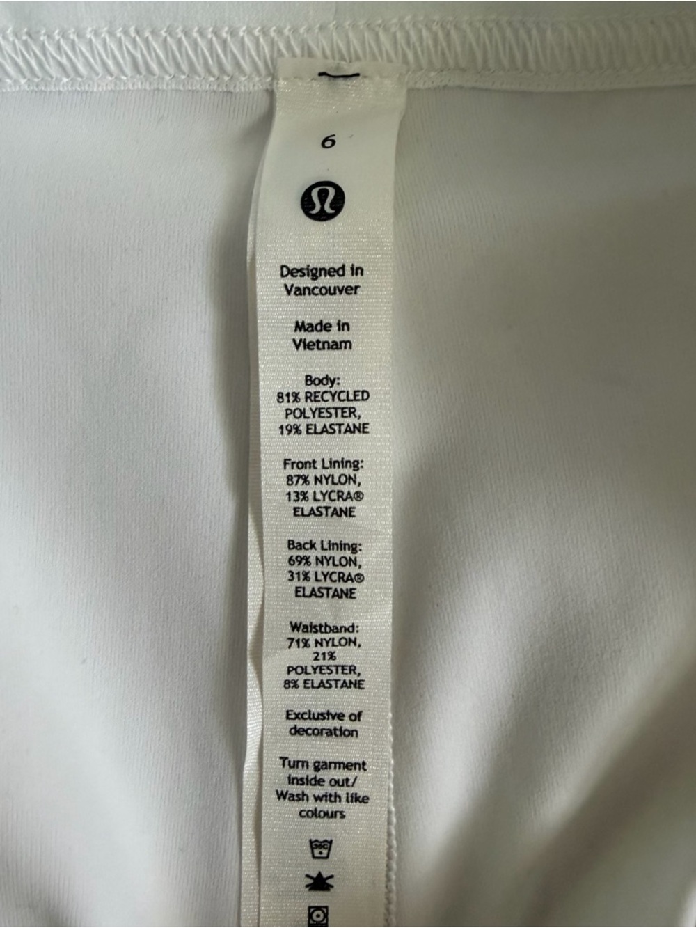 Lululemon Mesh Pleats Mid-Rise White Mini Tennis Skirt W8AIQS - Picture 6 of 7